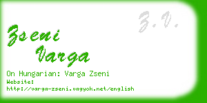 zseni varga business card